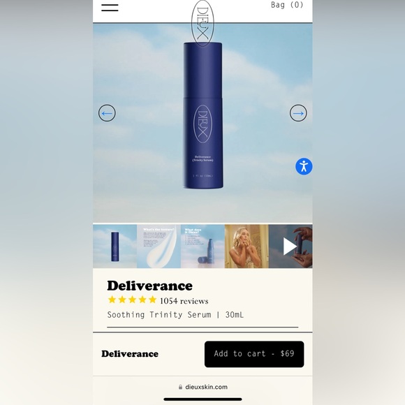 New in box Deliverance serum from Dieux - Picture 7 of 7